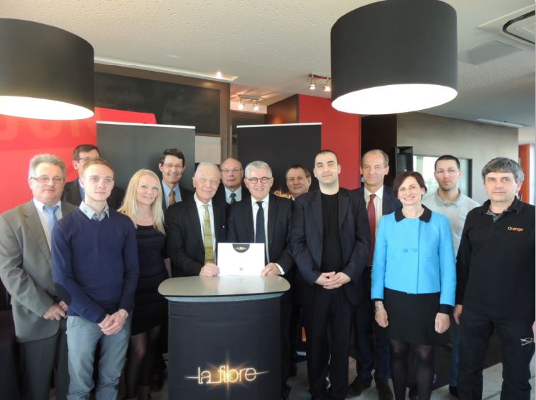 Dijon Habitat et Orange s'engagent pour le d&eacute;ploiement de la fibre optique 