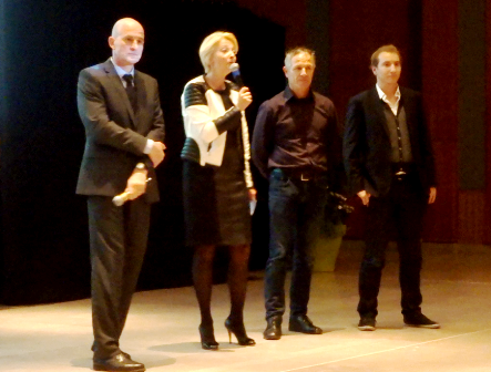 LANCEMENT FILM  MONTBARD MARIE QUIQUEMELLE ECHO DES COMMUNES