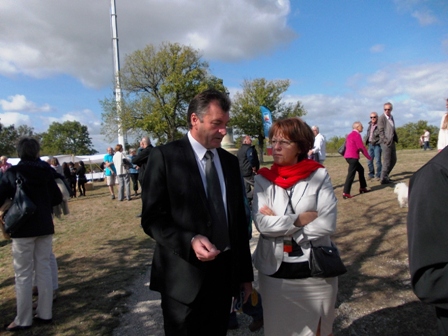 INAUGURATION VERCINGETORIX MARIE QUIQUEMELLE ECHO DES COMMUNES
