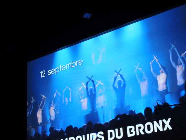Le C&egrave;dre, Chen&ocirc;ve nouvelle saison culturelle, Les tambours du Bronx