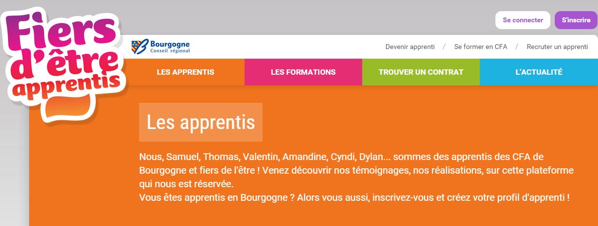 apprentissage en Bourgogne