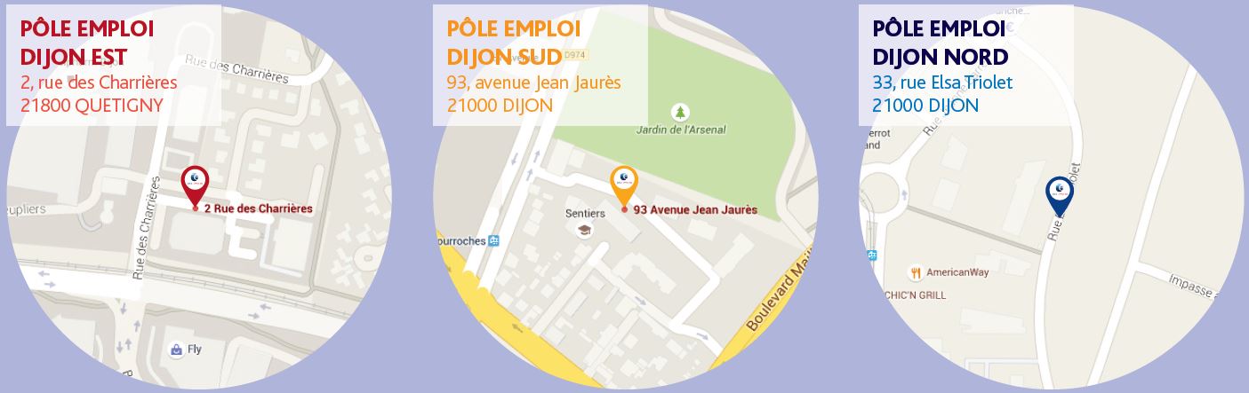 LES NOUVELLES AGENCES P&Ocirc;LE EMPLOI &Agrave; DIJON