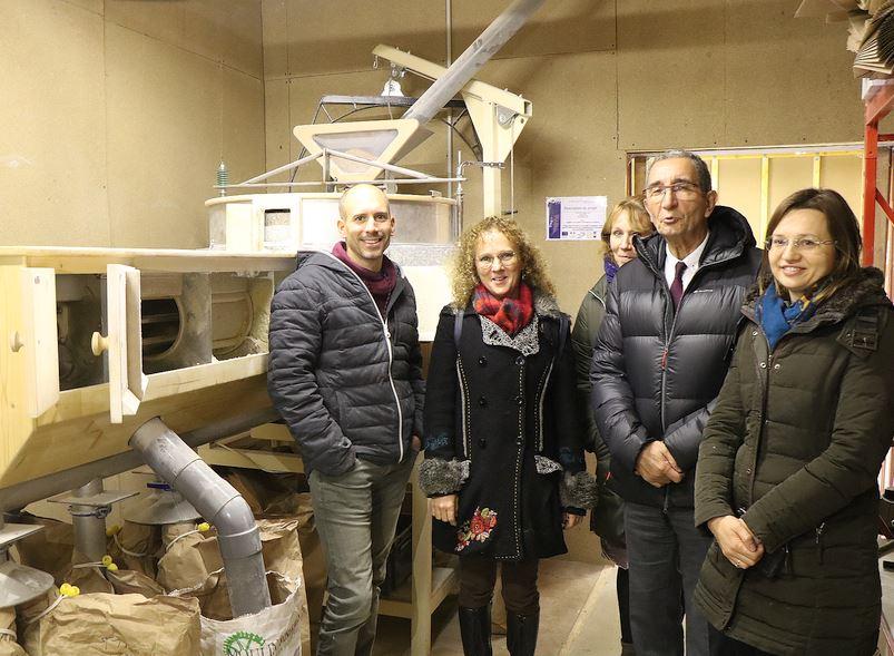 Visite de la fromagerie Gaugry et de la meunerie Cérès, bénéficiaires du fonds européen agricole pour le développement rural (FEADER)