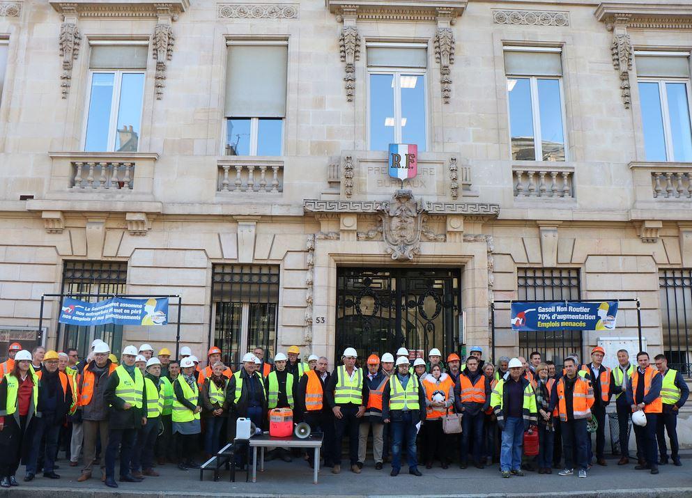 Les entreprises de travaux publics de Bourgogne-Franche-Comté disent non au projet de loi sur le Gazole Non Routier