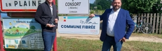 Thorey-en-Plaine labellisée commune 100% fibre