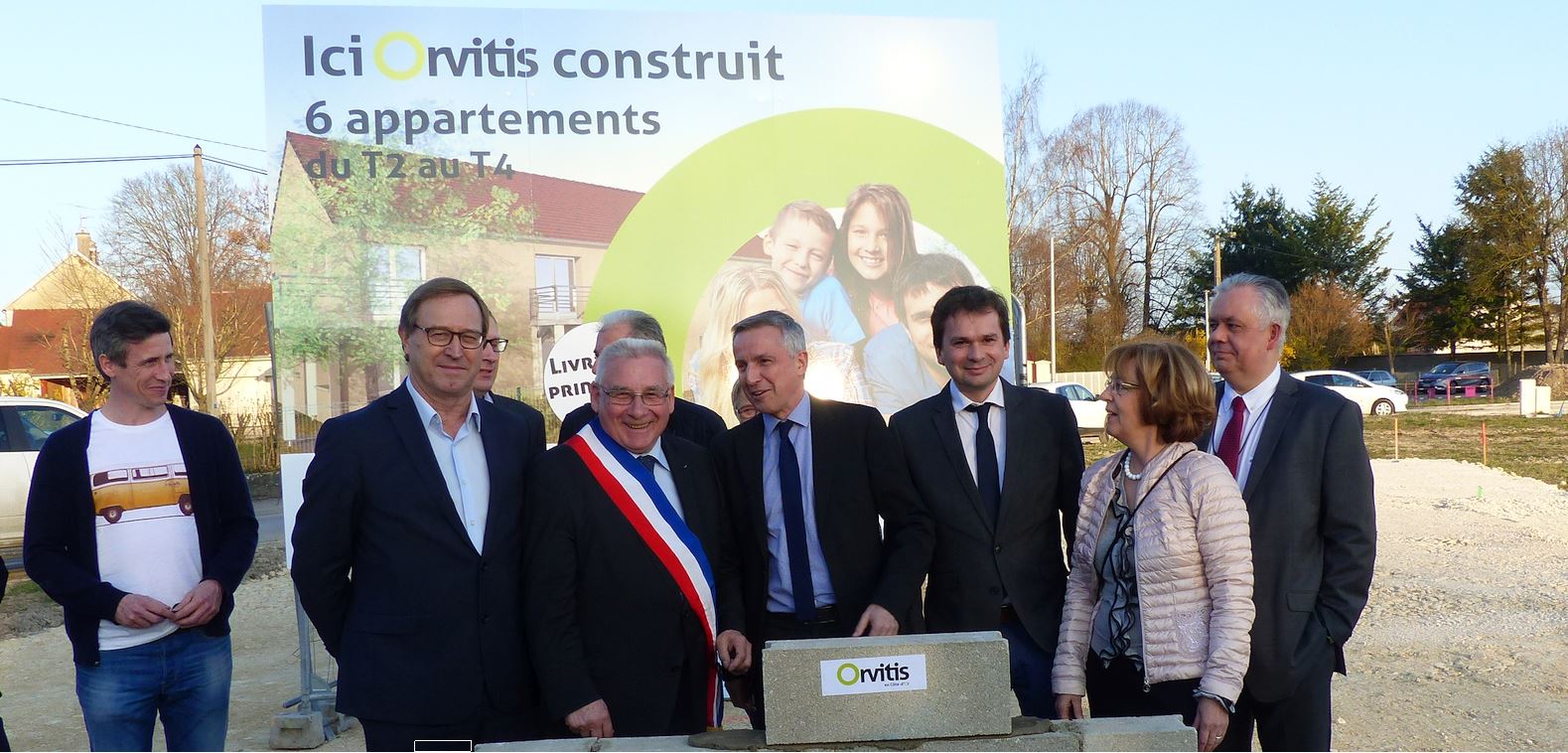 Orvitis lance le chantier de 8 logements familiaux &agrave; Saint-Julien