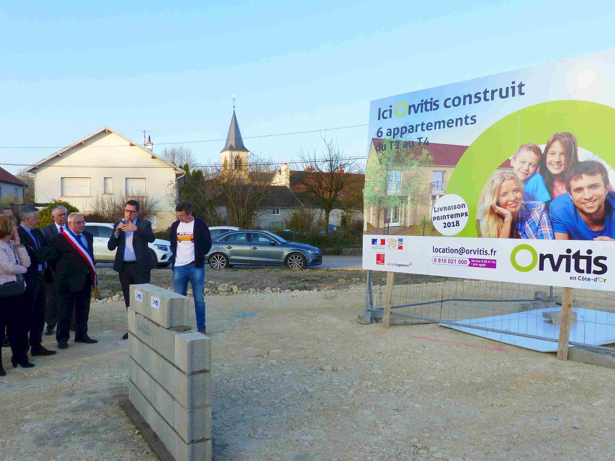 Orvitis lance le chantier de 8 logements familiaux &agrave; Saint-Julien