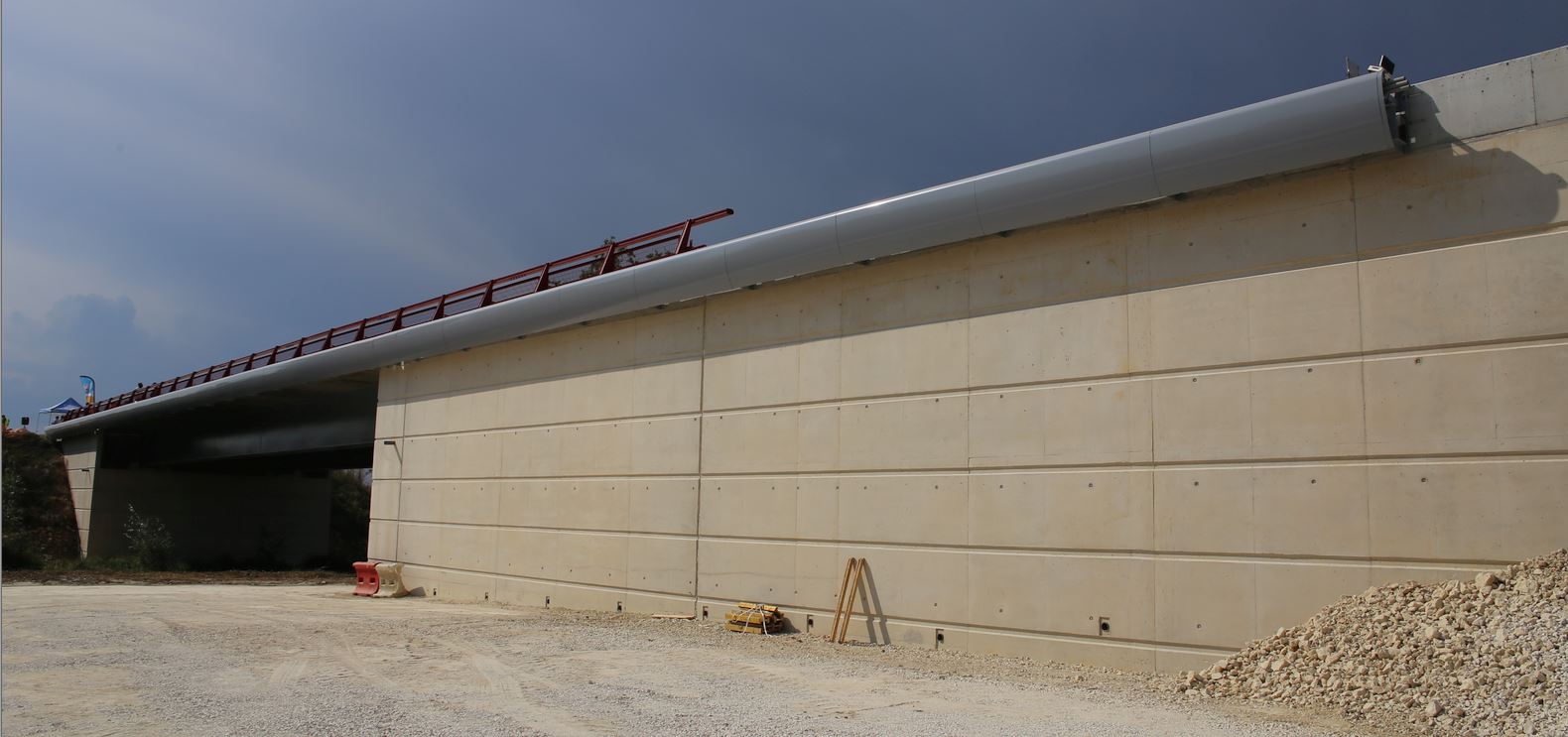 Am&eacute;nagement du territoire : Fran&ccedil;ois Sauvadet visite le chantier du contournement de Mirebeau-sur-B&egrave;ze