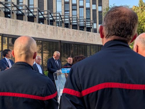 Fran&ccedil;ois Sauvadet annonce des moyens pour les pompiers &copy;Nad&egrave;ge Hubert